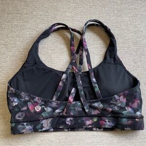 Floral Lululemon Sports Bra Size 8